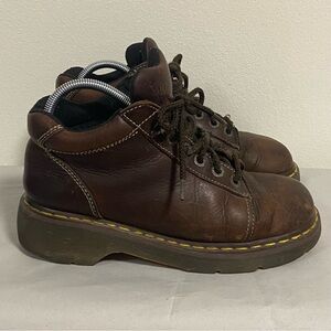 Doc Martens Boots Women’s 10 Brown Leather 8542 Ankle Lace-Up Boots Toya Boots